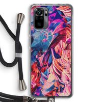 Pink Orchard: Xiaomi Redmi Note 10 Pro Transparant Hoesje met koord