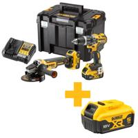DeWALT DCK2080P2T Accu combiset 2-delig (DCD796 + DCG405) 18V XR 5.0Ah in TSTAK