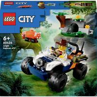 LEGO® CITY 60424 Jungleonderzoekers: rode panda-missie met terreinwagen