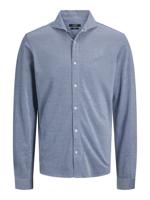 J&j Premium Jprblalance Pique L/s Shirt Smu 12269800 Overhemd Chambray Blue Slim Fit
