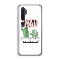 I love cacti: Xiaomi Mi Note 10 Transparant Hoesje