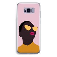 Yellow glasses: Samsung Galaxy S8 Plus Transparant Hoesje