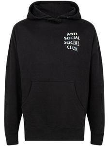 Anti Social Social Club hoodie à logo imprimé - Noir