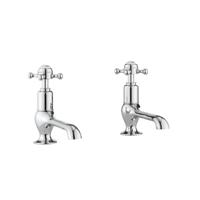Crosswater Belgravia Wastafelkranen - koud /warm - 2 gats - kruisgreep - chroom BL140DNC