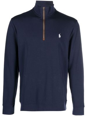 Polo Ralph Lauren sweat à logo brodé - Bleu