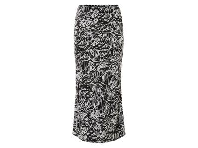 esmara Dames midi rok (Zwart/beige, 40)