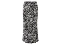 esmara Dames midi rok (Zwart/beige, 44)