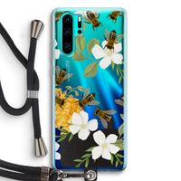 No flowers without bees: Huawei P30 Pro Transparant Hoesje met koord