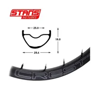 STANS Stan's crest mk4 rim - 29'' - 32h - black / gray