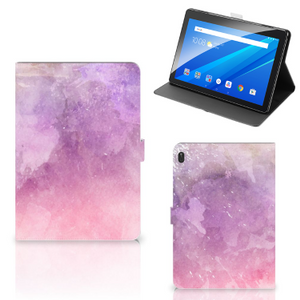 Hoes Lenovo Tab E10 Pink Purple Paint