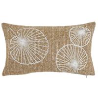 Kussen Home ESPRIT Wit Natuurlijk 50 x 15 x 30 cm