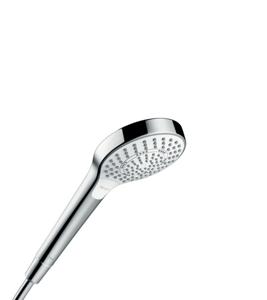 Hansgrohe Croma Select S handdouche Multi EcoSmart 1/2 xØ11cm met soft rain intense rain en massagestraal wit/chroom 26801400