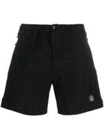 Stone Island short de bain à patch logo - Noir