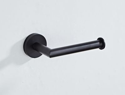 Toiletrolhouder SaniClear Nero | Messing | Rond | Zwart mat