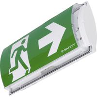 B-SAFETY BR561030 LED-vluchtwegverlichting Wandopbouwmontage Uitgang, Vluchtweg, Rechts, Links - thumbnail