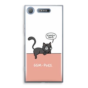 GSM poes: Sony Xperia XZ1 Transparant Hoesje