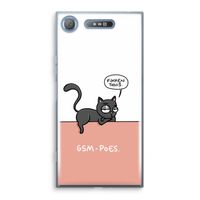 GSM poes: Sony Xperia XZ1 Transparant Hoesje
