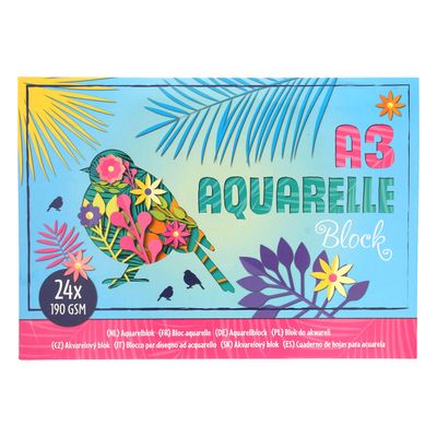 Wins Holland Aquarelblok a3, 24 vellen