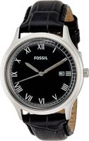 Horlogeband Fossil FS4746 Leder Zwart 22mm - thumbnail