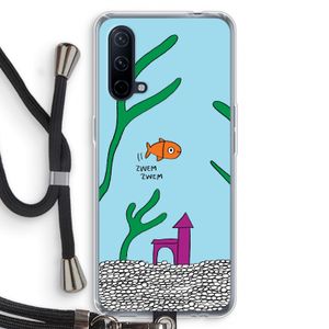 Aquarium: OnePlus Nord CE 5G Transparant Hoesje met koord
