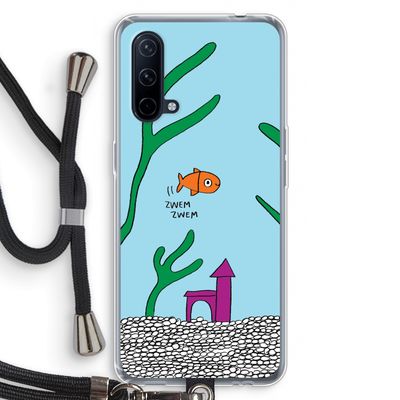 Aquarium: OnePlus Nord CE 5G Transparant Hoesje met koord