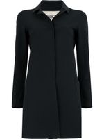 Herno manteau boutonné à col pointu - Noir