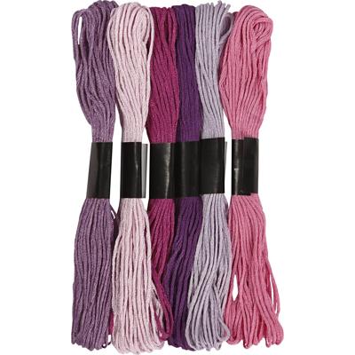 Creativ Company Borduurgaren, dikte 1 mm, paars, 6 bol/ 1 doos