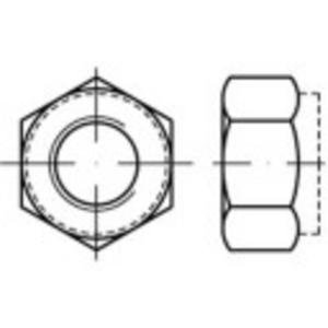 TOOLCRAFT TO-5429994 Zeskantmoeren M10 DIN 6924 Staal Galvanisch verzinkt 100 stuk(s)