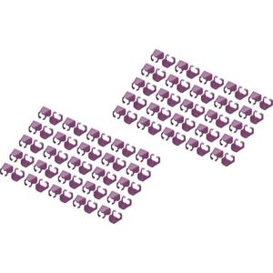 Digitus A-CC-MG A-CC-MG Gekleurde clips voor patchkabel Magenta