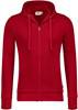 Hakro 605 Hooded sweat jacket Premium - Red - L