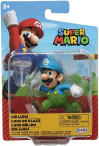 Super Mario Mini Action Figure - Ice Luigi