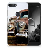 Alcatel 1S (2019) | Siliconen hoesje | met foto Vintage Auto