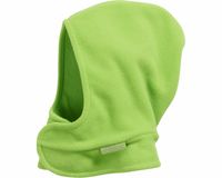 Playshoes fleece bivakmuts met sjaal uni groen Maat - thumbnail