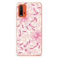 Xiaomi Poco M3 | TPU Case | Pink Flowers