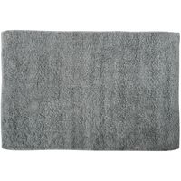 MSV Badkamerkleedje/badmat voor op de vloer - grijs - 45 x 70 cm - Badmatjes - thumbnail