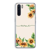 Zonnebloemen: Oppo A91 Transparant Hoesje
