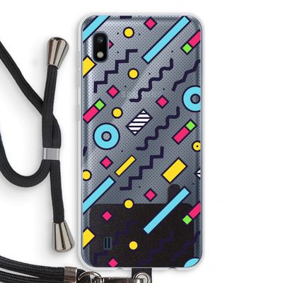 8-bit N°8: Samsung Galaxy A10 Transparant Hoesje met koord