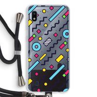 8-bit N°8: Samsung Galaxy A10 Transparant Hoesje met koord