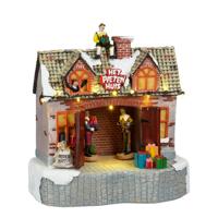 Het pieten huis battery operated l20,5xb12,5xh22,5 cm - Luville