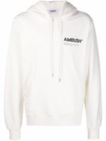 AMBUSH hoodie Workshop à logo imprimé - Blanc