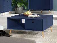 Salontafel ROSSE 1 klapdeur 87 cm donkerblauw