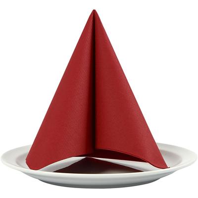 Creativ Company Servetten, afm 40x40 cm, 60 gr, wijnrood, 20 stuk/ 1 doos