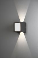 Konstsmide Cremona 7946-370 LED-buitenlamp (wand) Energielabel: G (A - G) LED 9 W Antraciet - thumbnail