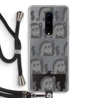 Cats: OnePlus 8 Transparant Hoesje met koord