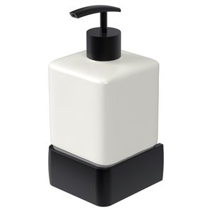 Zeepdispenser Haceka Aline Black 7,4x15,4 cm Aluminium Mat Zwart