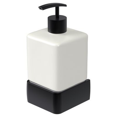 Zeepdispenser Haceka Aline Black 7,4x15,4 cm Aluminium Mat Zwart