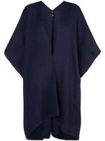 VOZ poncho à devant ouvert - Bleu