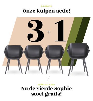 4 x Hartman tuinstoel Sophie Studio arm chair Xerix 4 x Hartman tuinstoel Sophie Studio arm chair Xerix