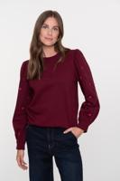 Geisha Sweater With Pearls 52870-21 Sweater 485 Port/pink Geisha Sweater With Pearls 52870-21 Sweater 485 Port/pink