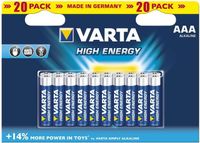 20 x AAA Varta alkaline batterijen - LongLife Power - 4903 - thumbnail